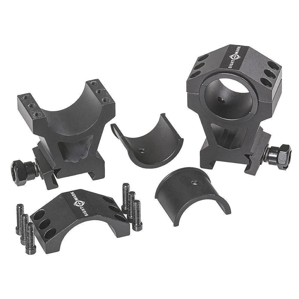 Sightmark Mounting Picatinny Rings 2 Extra High Height - Night Vision Universe